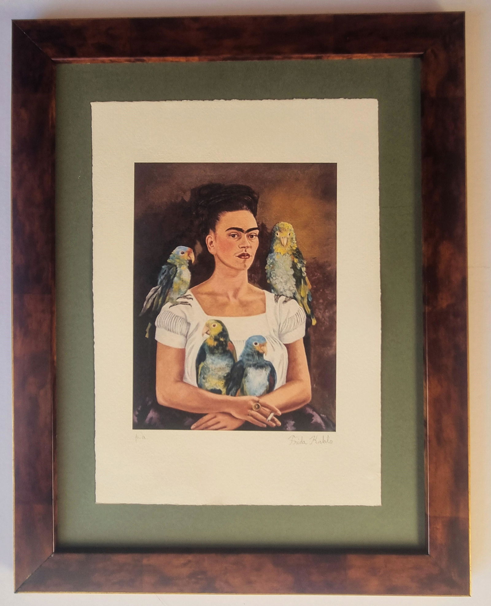 FRIDA KAHLO, Lithograph signed by hand (1 of 3)
