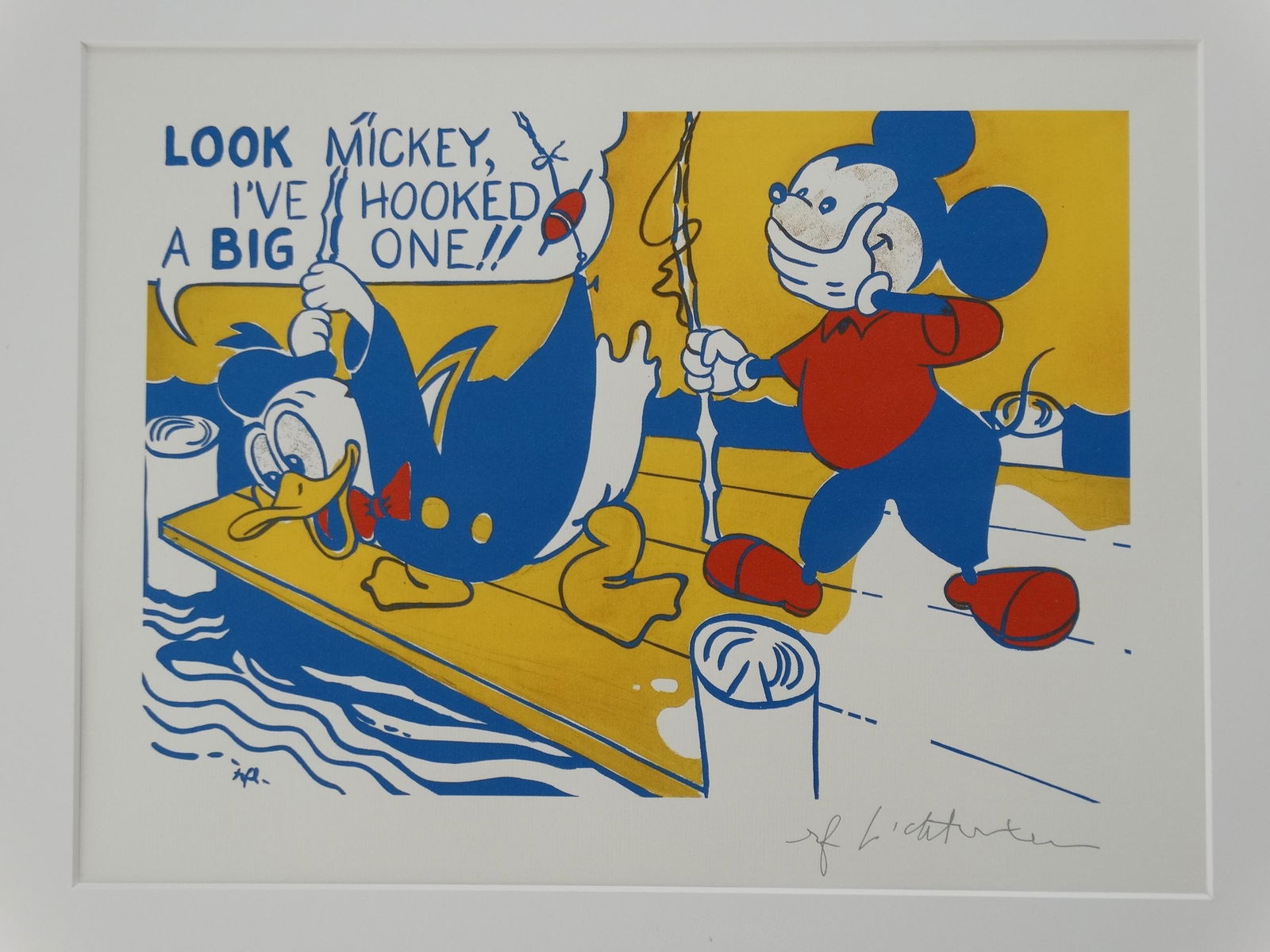 ROY LICHTENSTEIN, MICKEY MOUSE, SIGNED IN PRINT (1 of 5)