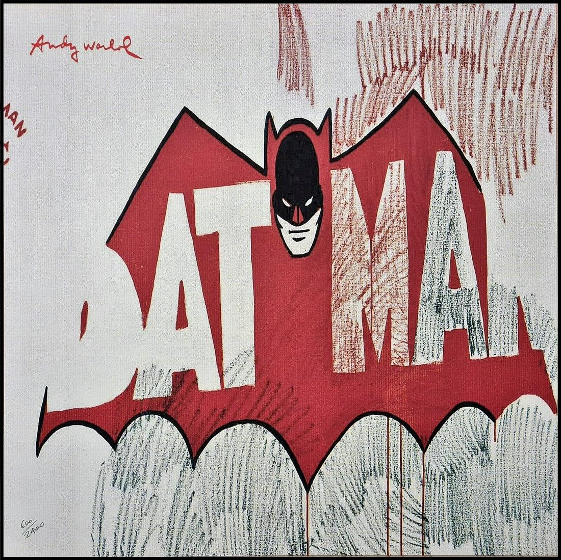 ANDY WARHOL,BATMAN LITHOGRAPH (1 of 4)