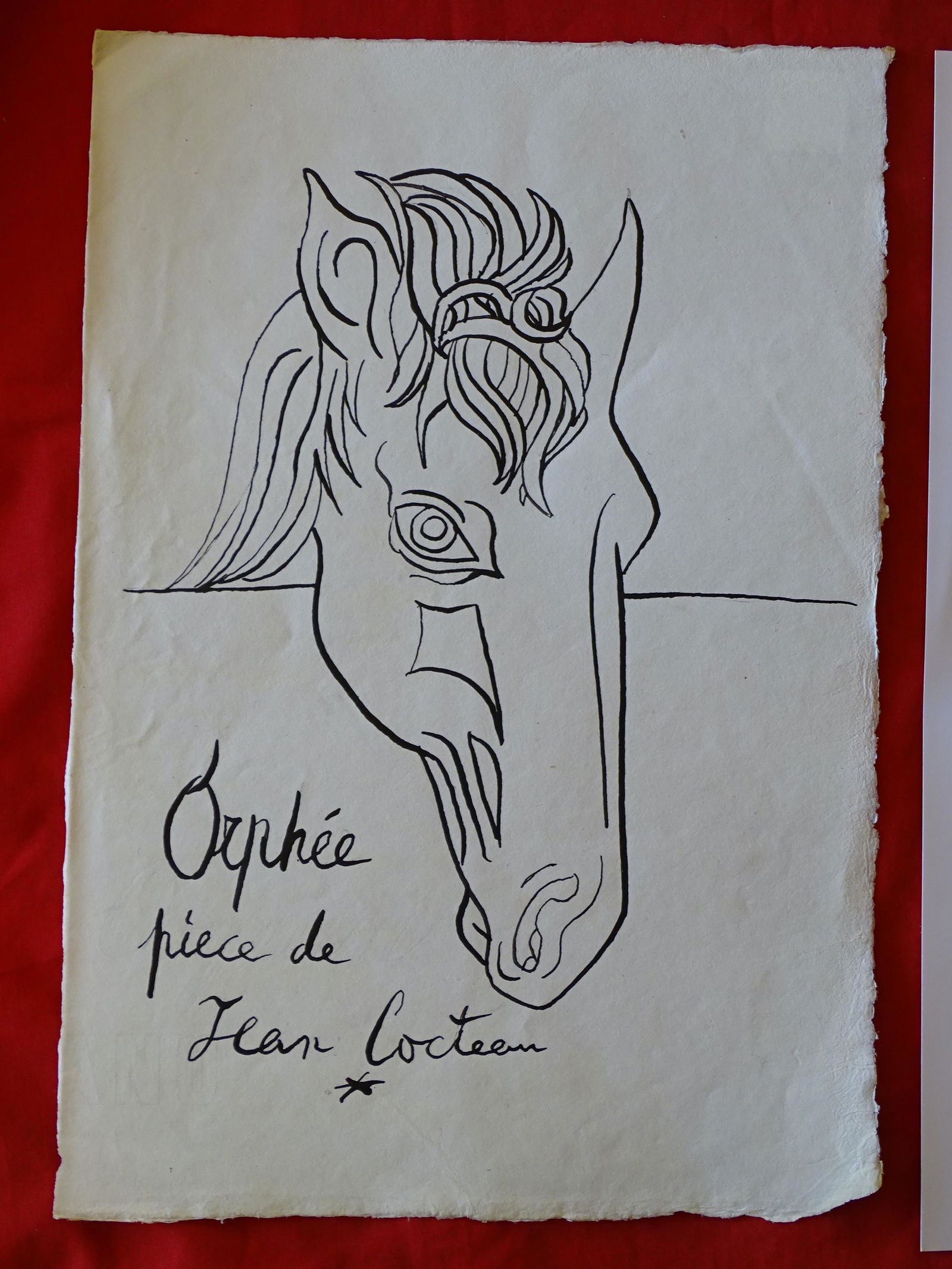 Jean Cocteau, Ink drawing (1 of 5)