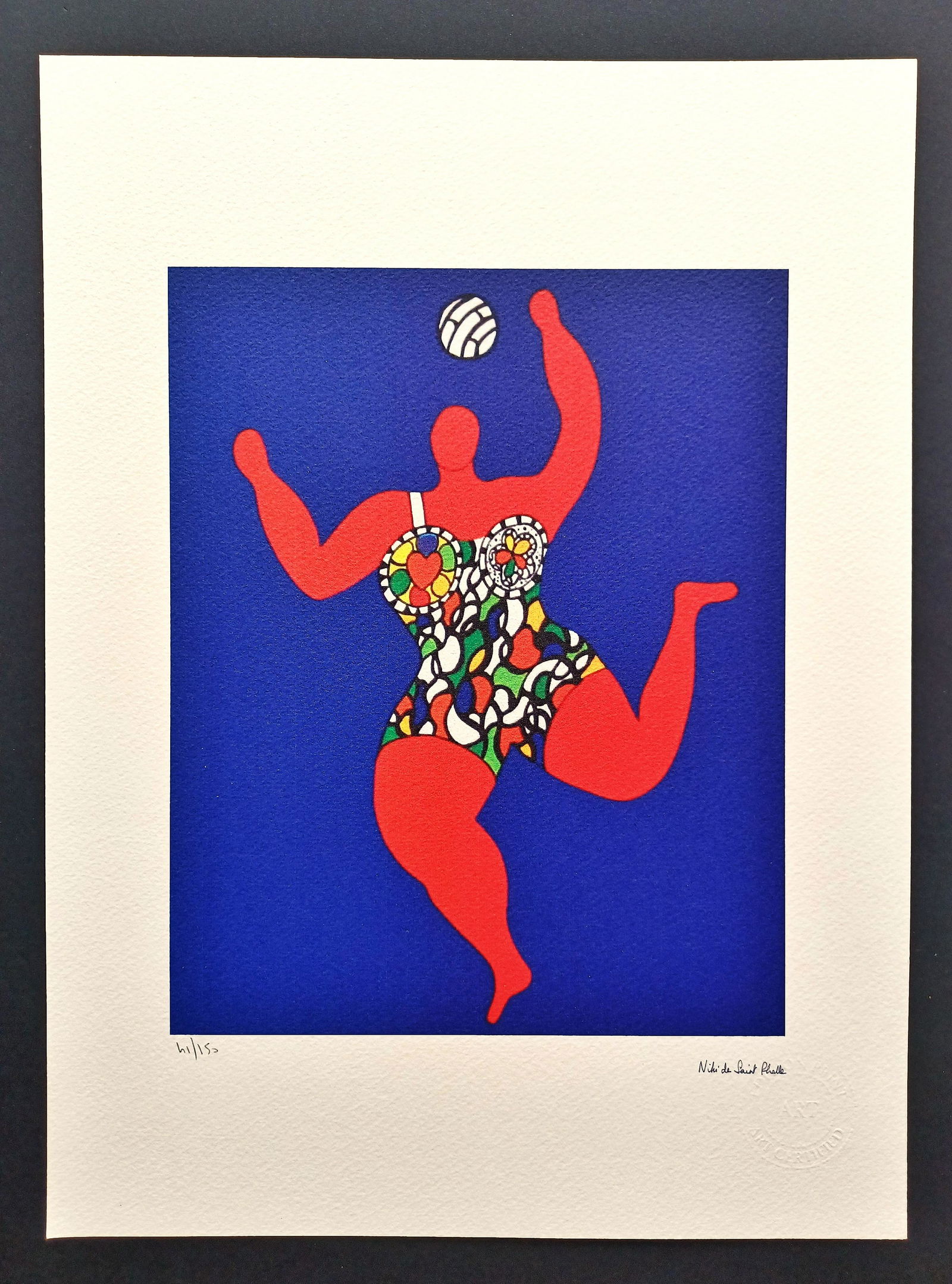 NIKI DE SAINT PHALLE ,LITHOGRAPHIE SIGNED , COA (1 of 5)