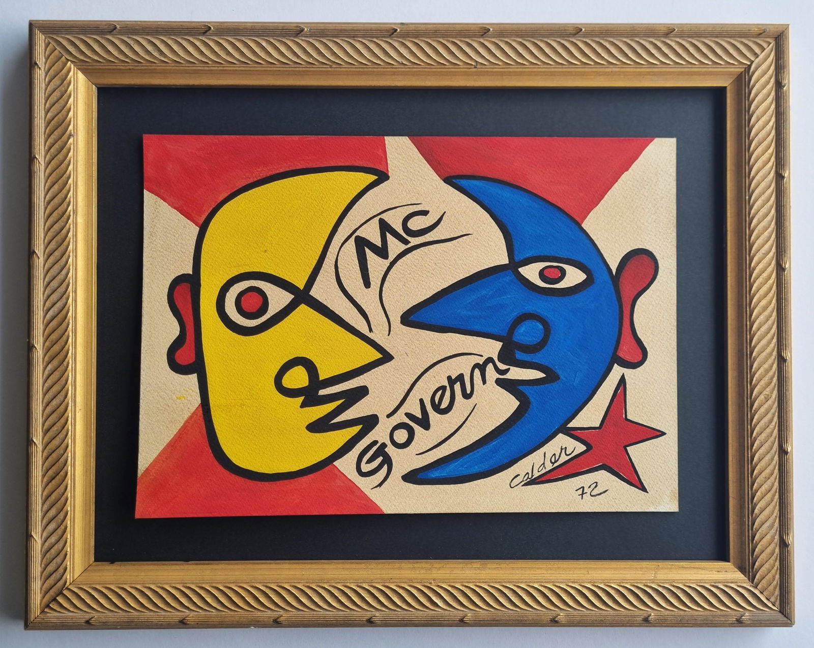 Alexander Calder drawing hand signed (1 of 2)