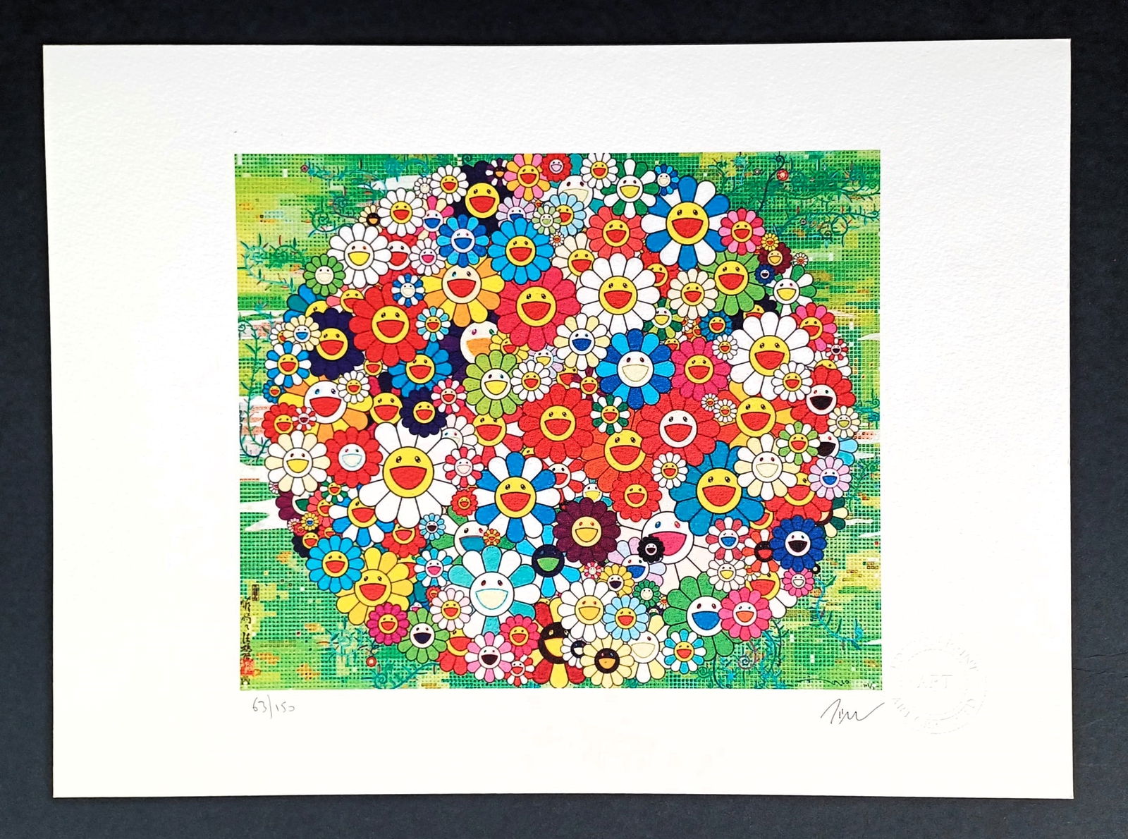 Takashi Murakami, Lithographie Signed , numbered COA (1 of 5)