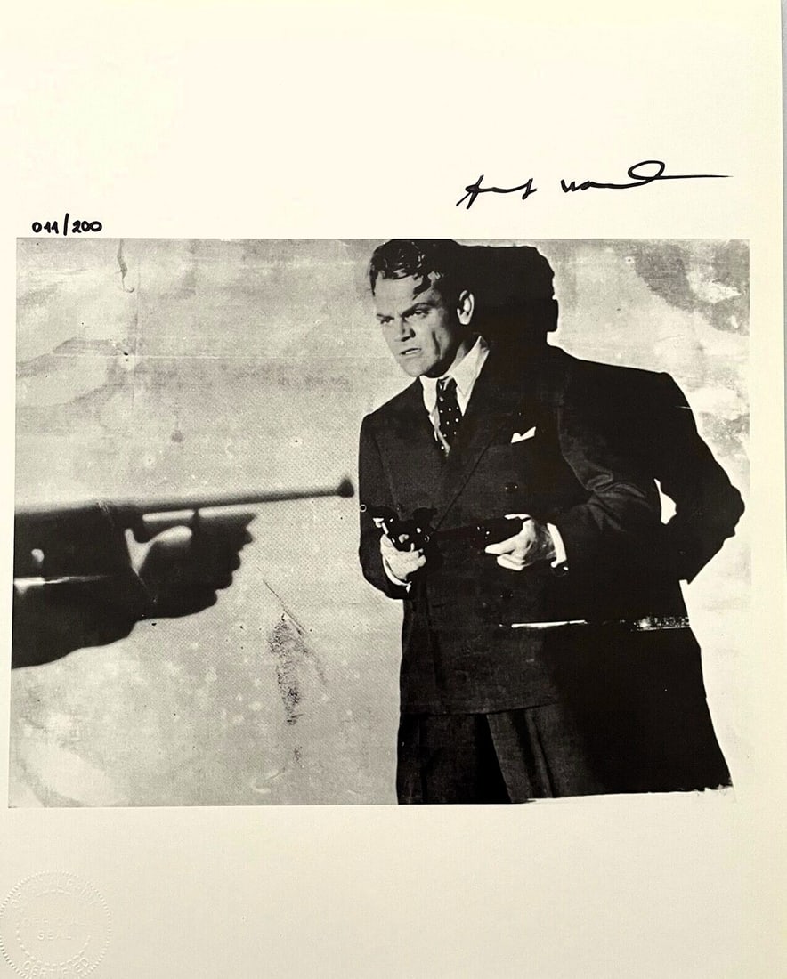 Andy Warhol ,  Hand Signed Lithograph , Certificate and Valuation $3,500 (1 of 6)