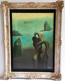 Salvador Dali, oil on canvas: Salvador Dali, oil on canvas, attributed It does not have a certificate of authenticity .Hand signed.Measurements: 69,5 X 50 cm.With frame: 93 X 70,5 cm.