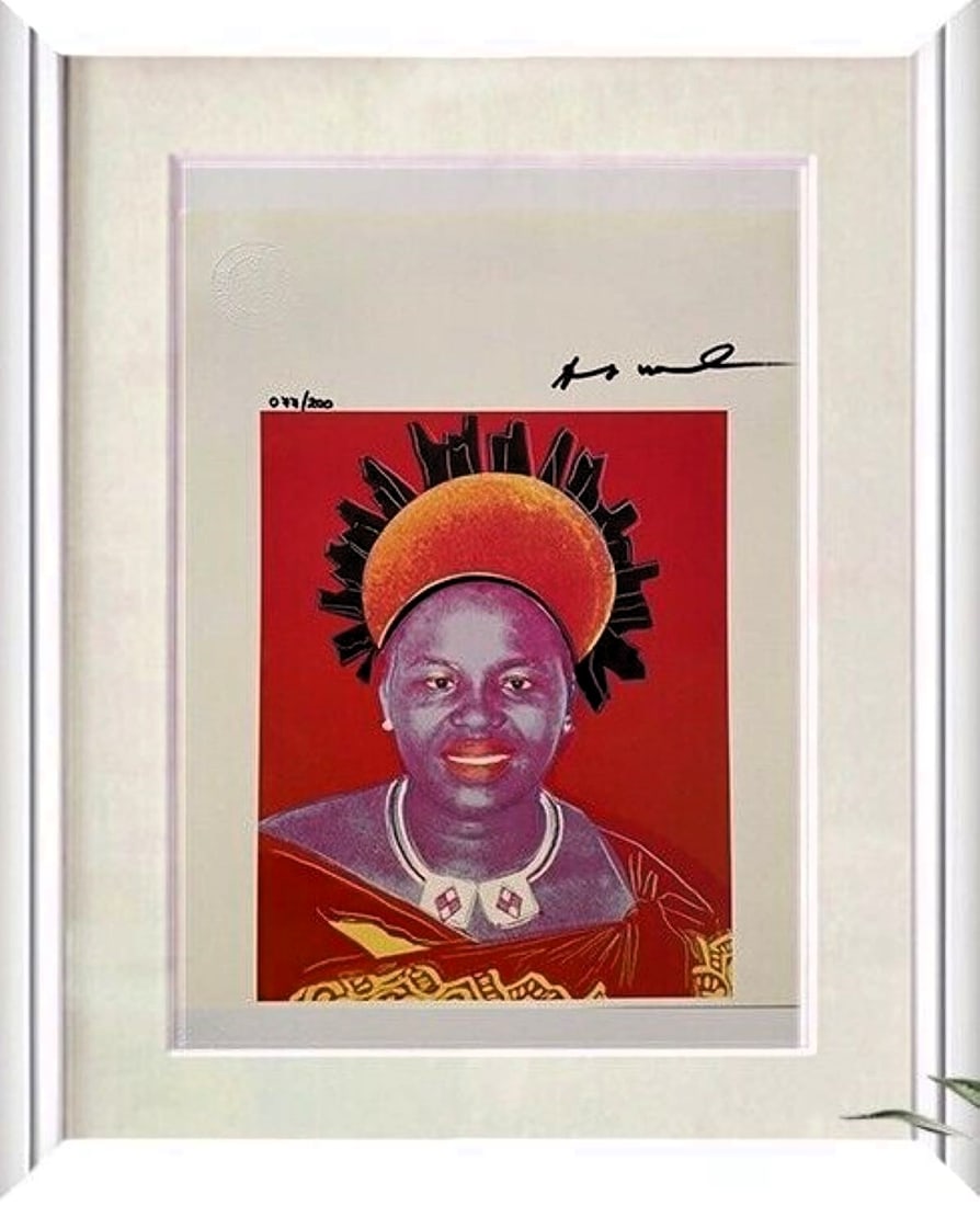 Andy Warhol ,  Hand Signed Lithograph , Certificate and Valuation $3,500 (1 of 6)