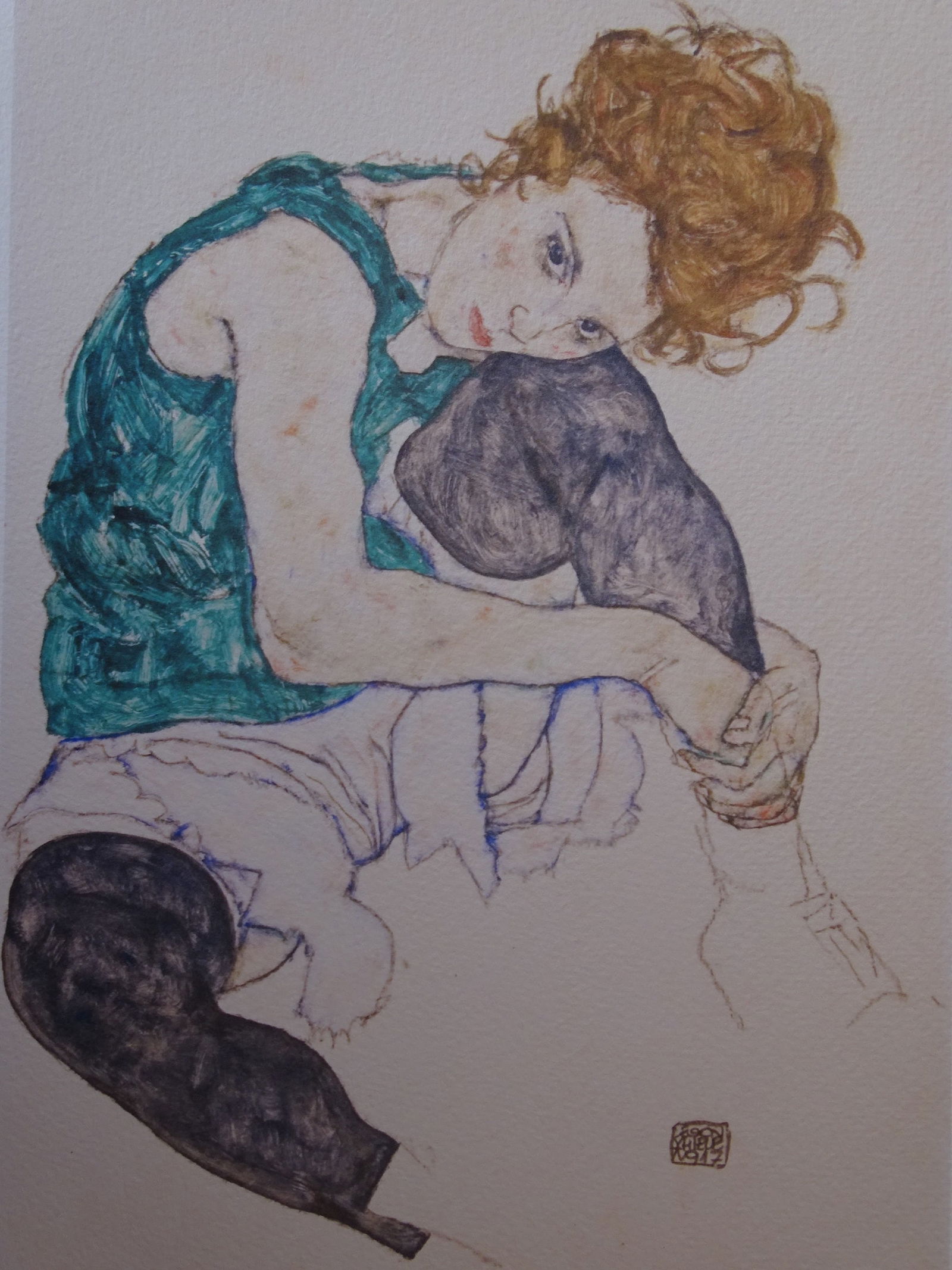 Egon Schiele: Egon Shiele 38x28cm, embossed sealVery good condition