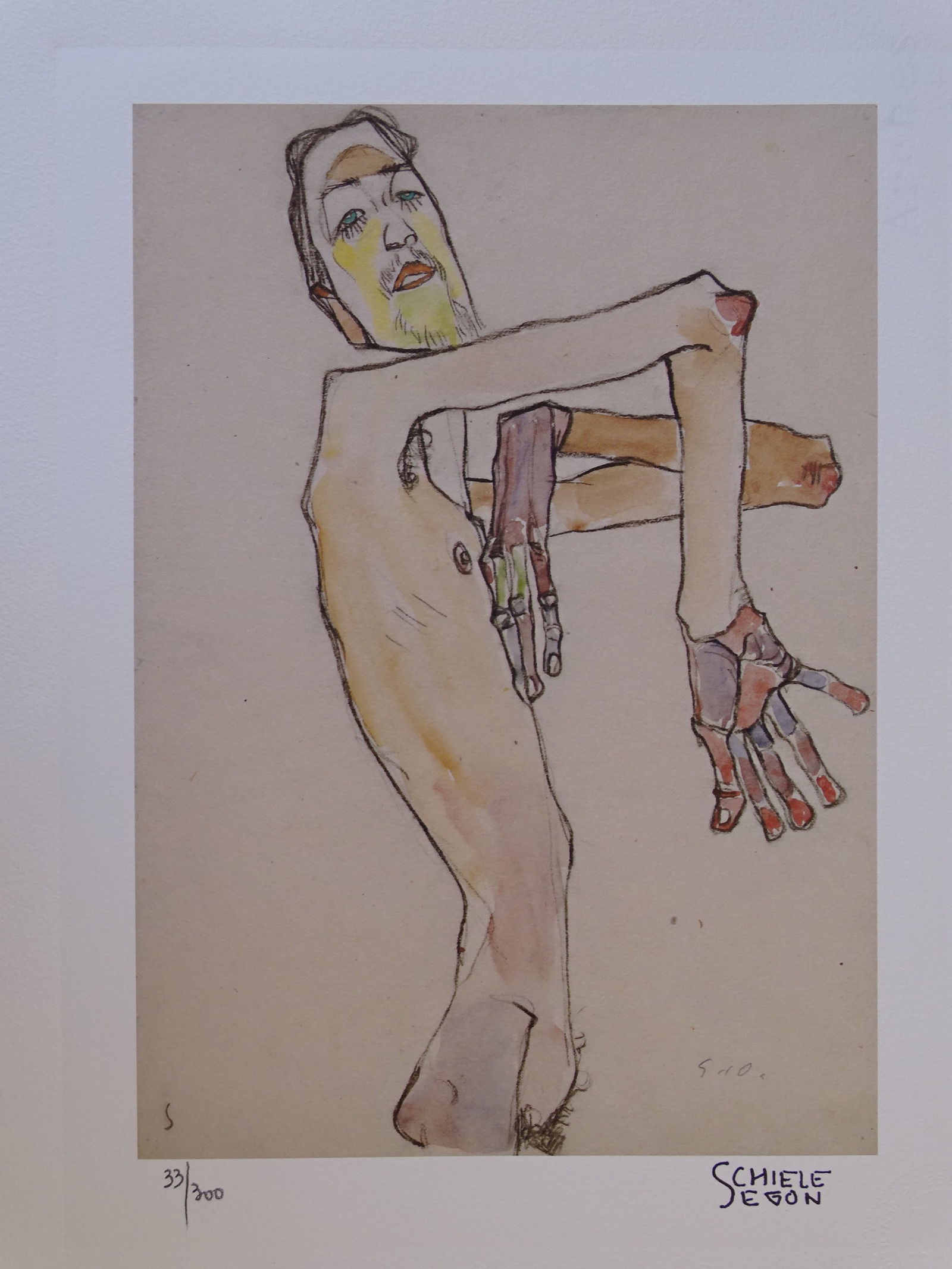 Egon Schiele: Egon Shiele 38x28cm, embossed sealVery good condition