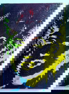 Andy Warhol, acrylic on canvas: Andy Warhol, acrylic on canvas. ATTRIBUTED .. Signed and numbered by hand. Measurements: 43 x 30 cm. We do not guarantee its authenticity