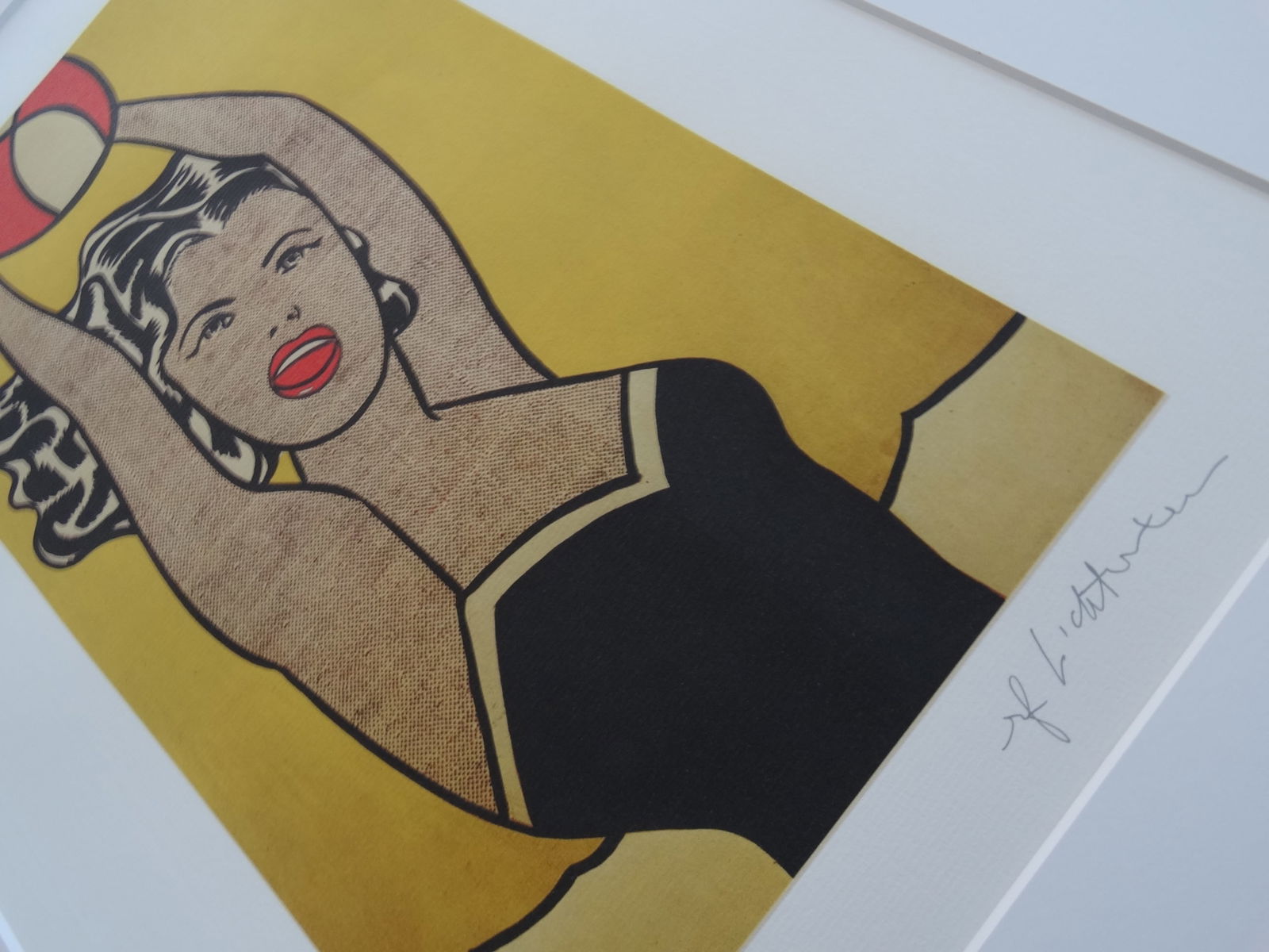 ROY LICHTENSTEIN, SIGNED IN PRINT (1 of 5)