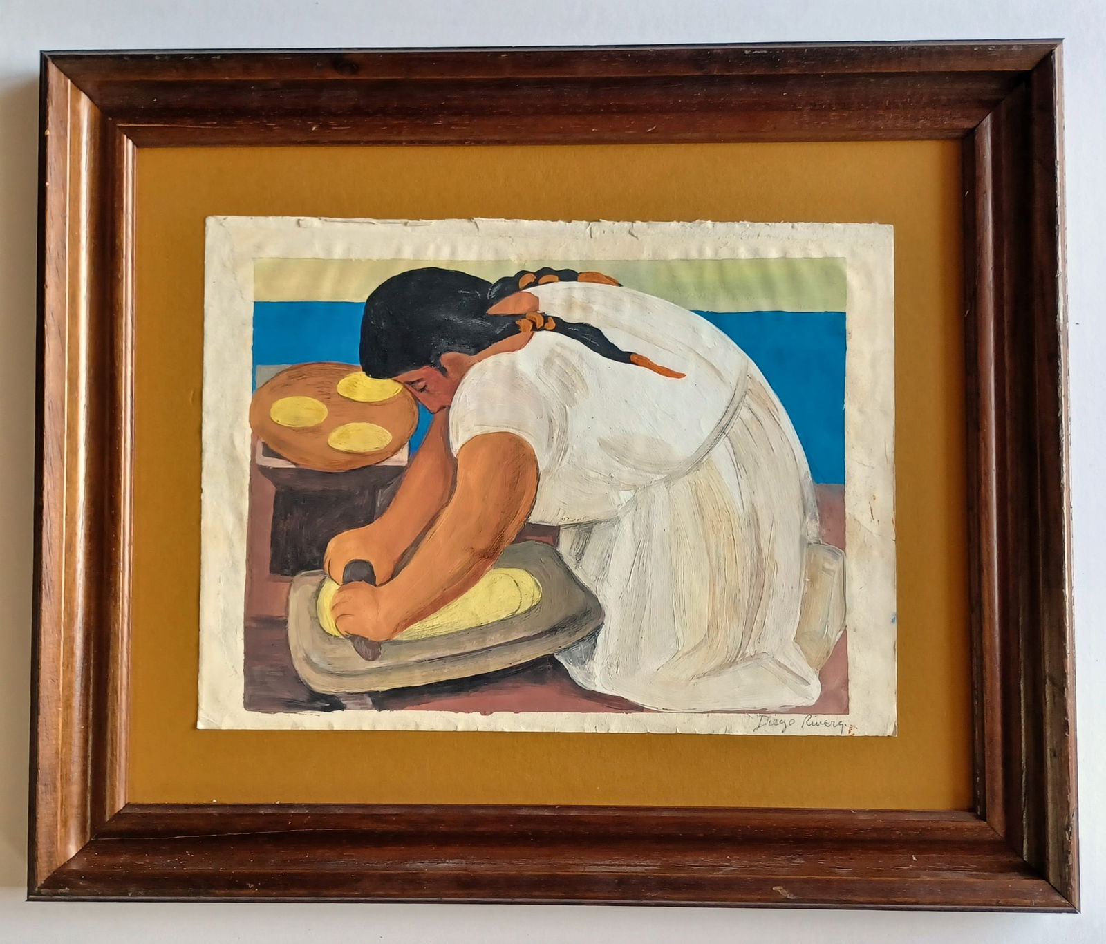 Diego Rivera , SIGNED DRAWING (1 of 2)