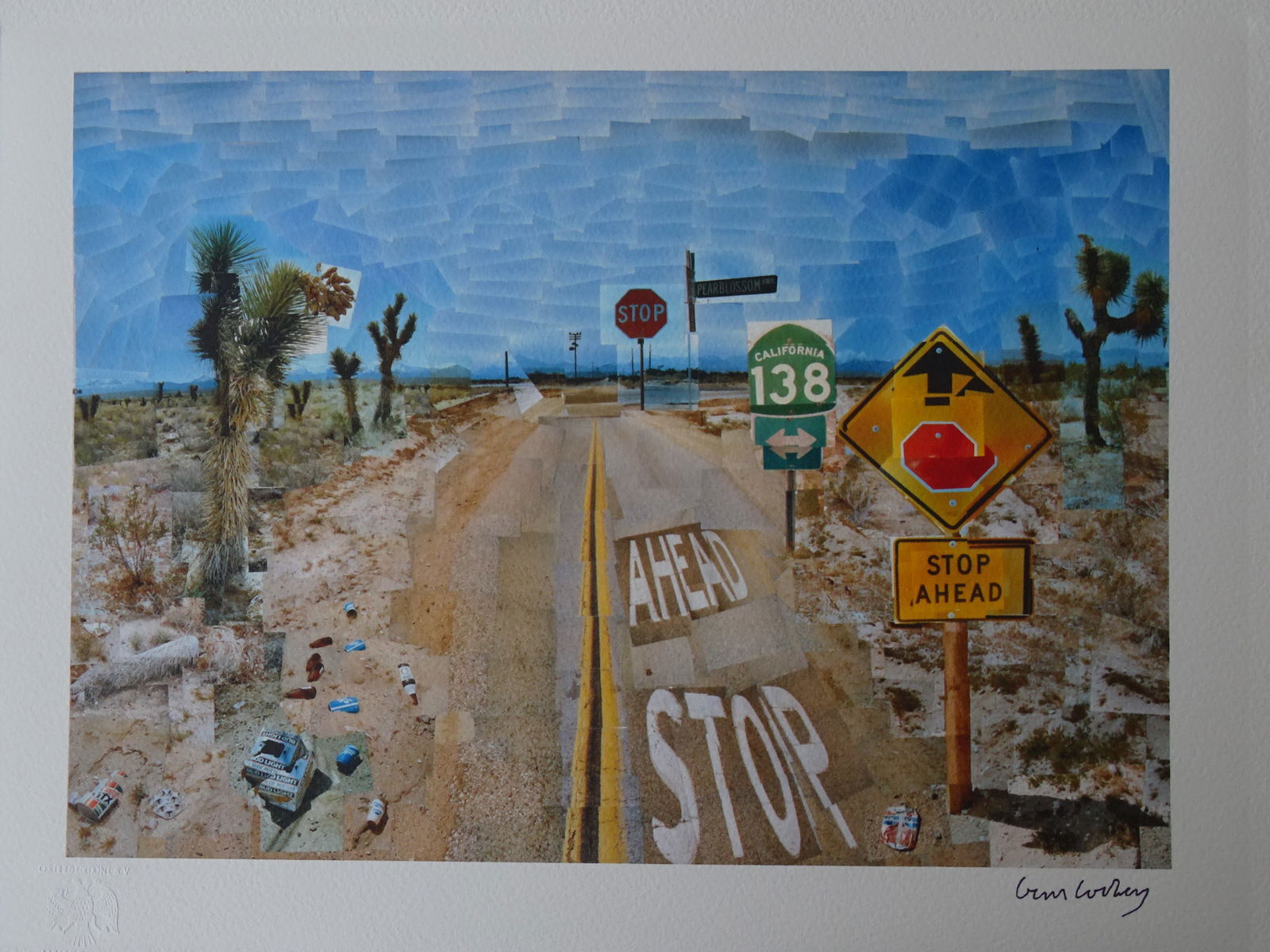 David Hockney: David Hockney, ca 38x28cm, embossed seal, signed in printVery good condition.David Hockney is an English painter, draftsman, printmaker, stage designer, and photographer. As an important contributor t