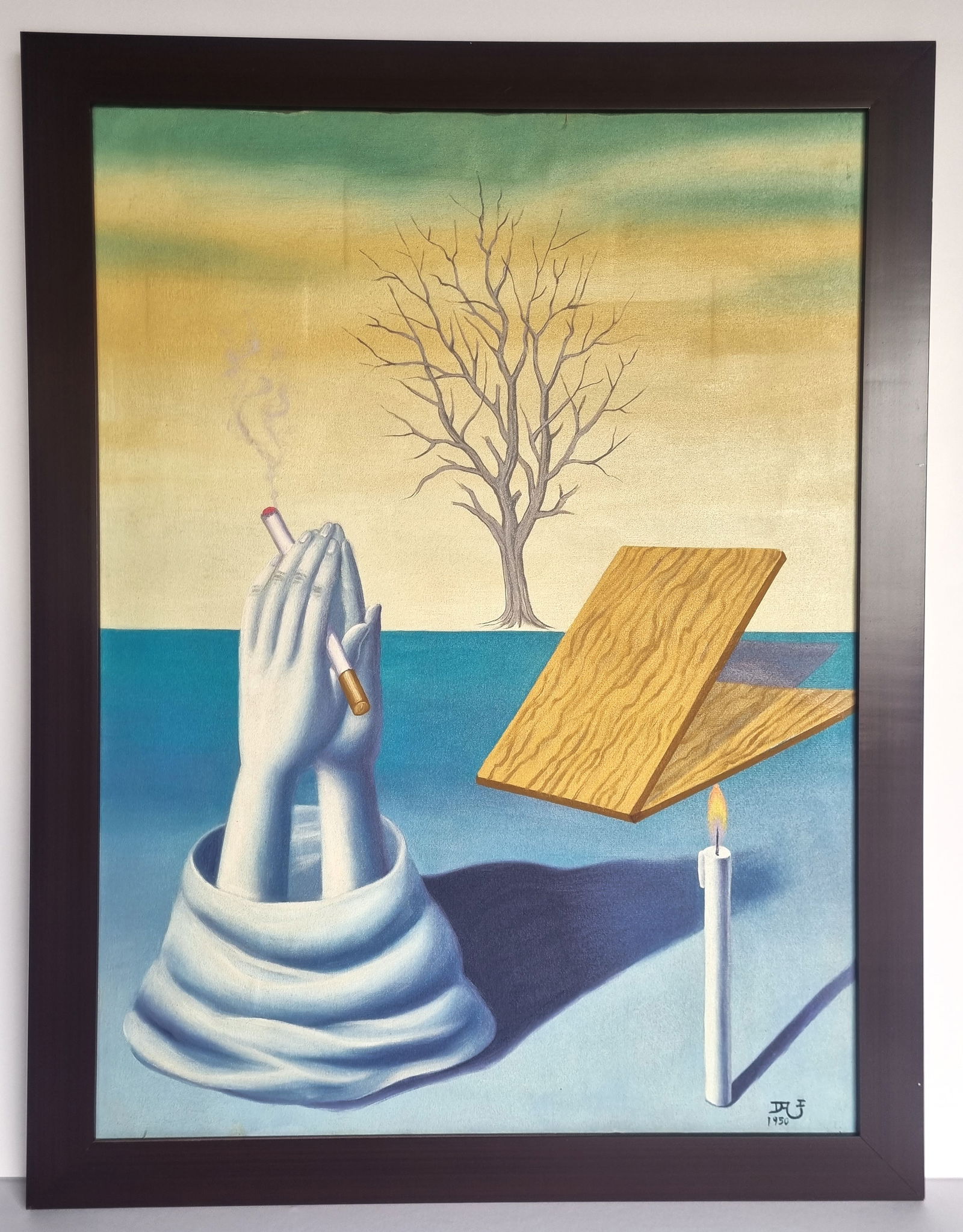SALVADOR DALI, OIL ON CANVAS. ATTRIBUTED (1 of 3)