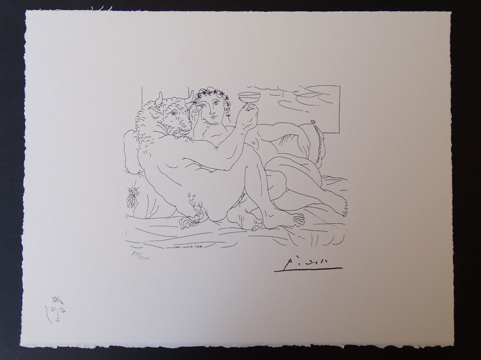 PABLO PICASSO, SPADEM, SIGNED AND HAND NUMBERED (1 of 4)