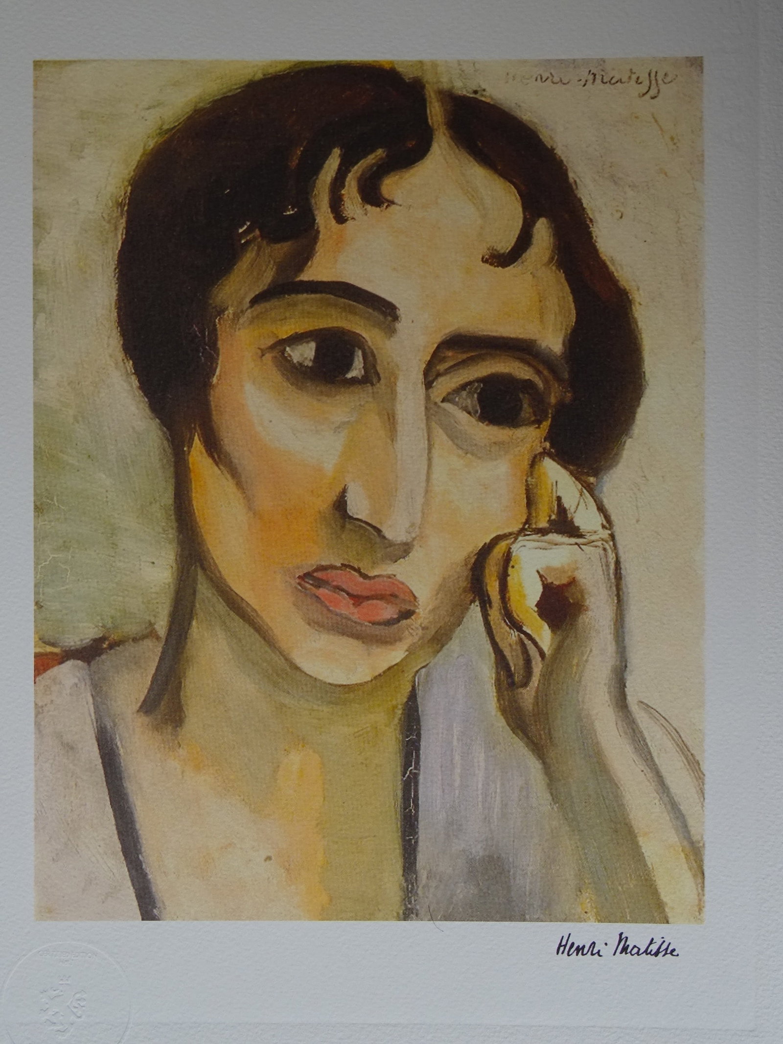 Henri Matisse: Henri Matisse 38x28cm, embossed sealVery good condition