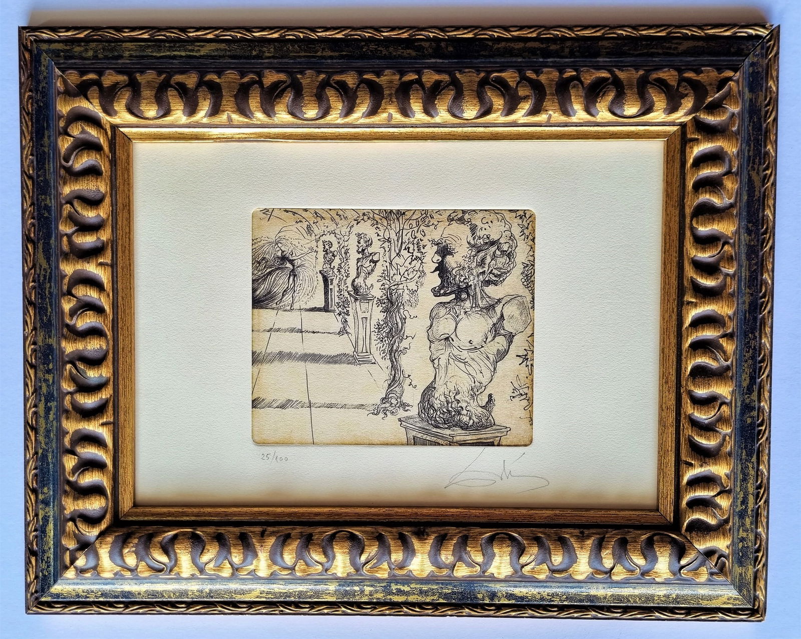 Salvador Dali , etching hand Signed in Pencil. (1 of 2)