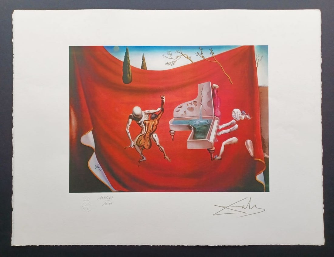 Salvador DALI, Woman with a Head.. 50 x 60 cm Hand signed , Limited (1 of 4)