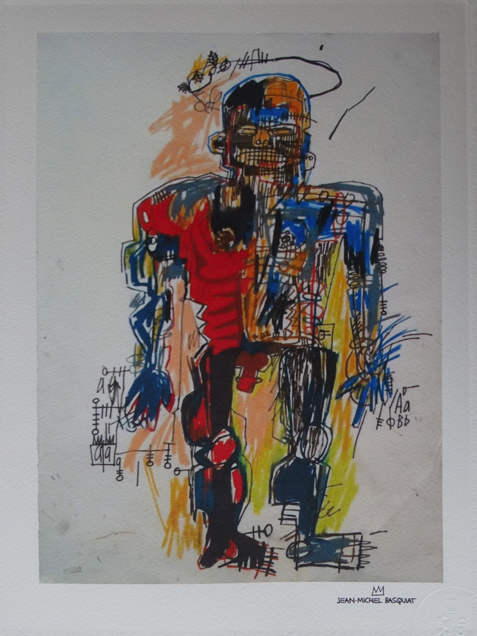 Jean-Michel Basquiat: Basquiat 38x28cm, embossed sealVery good condition