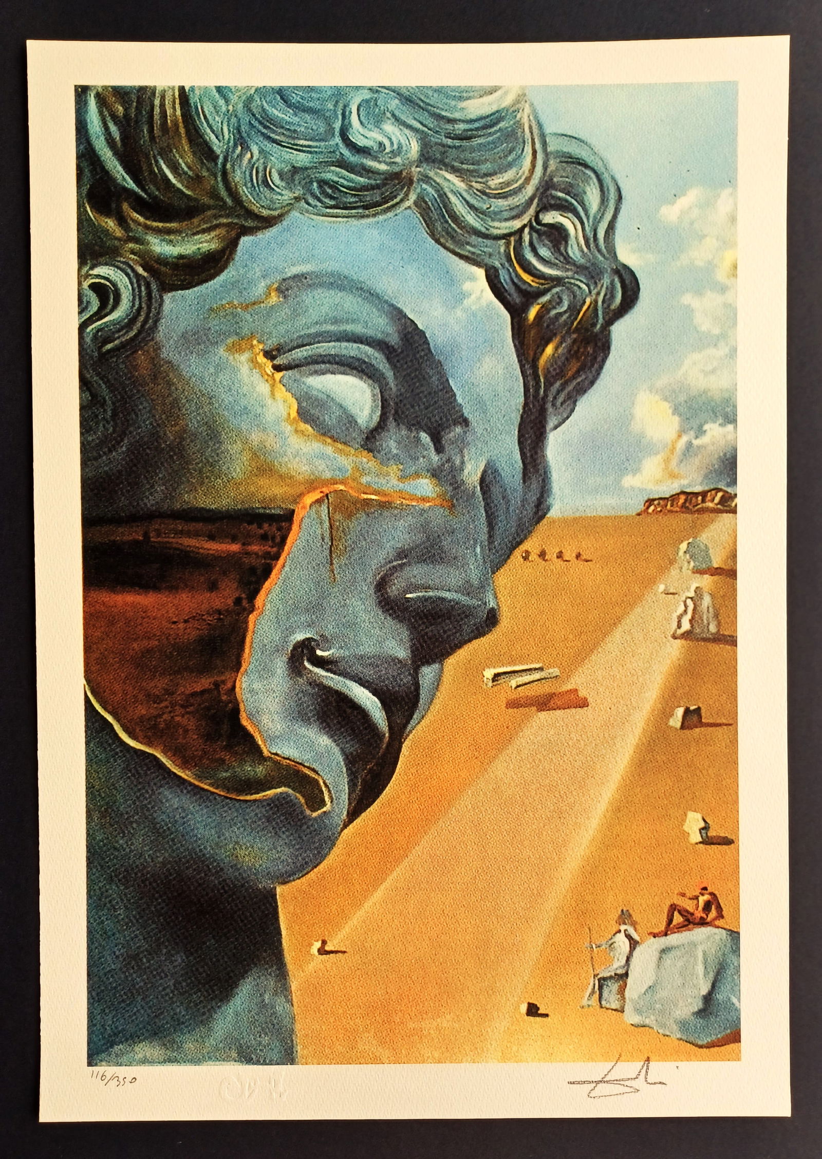 Salvador Dali Lithograph signed by hand, paper 300 gm (1 of 3)