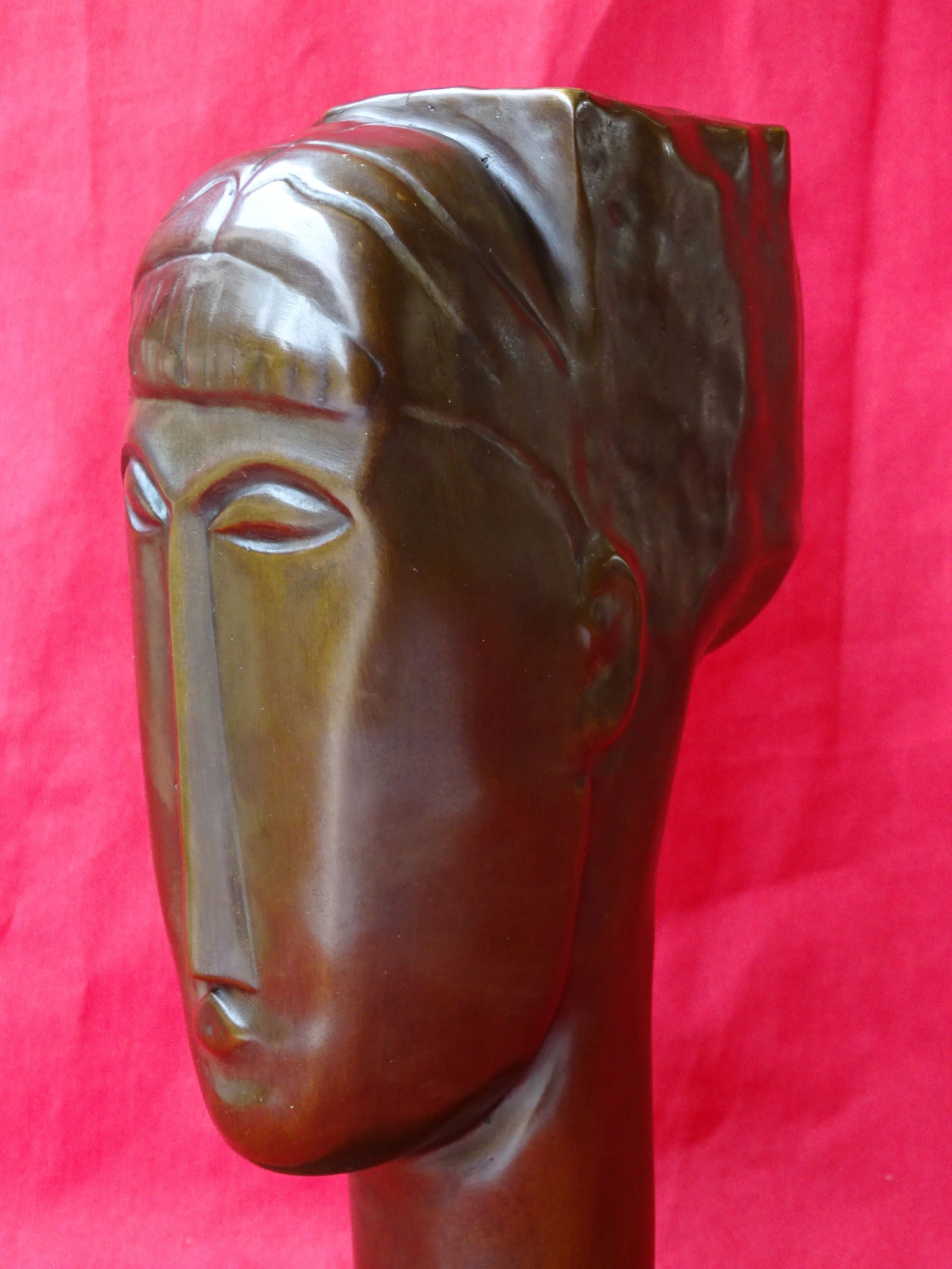 Amedeo Modigliani, bronze sculpture (1 of 7)