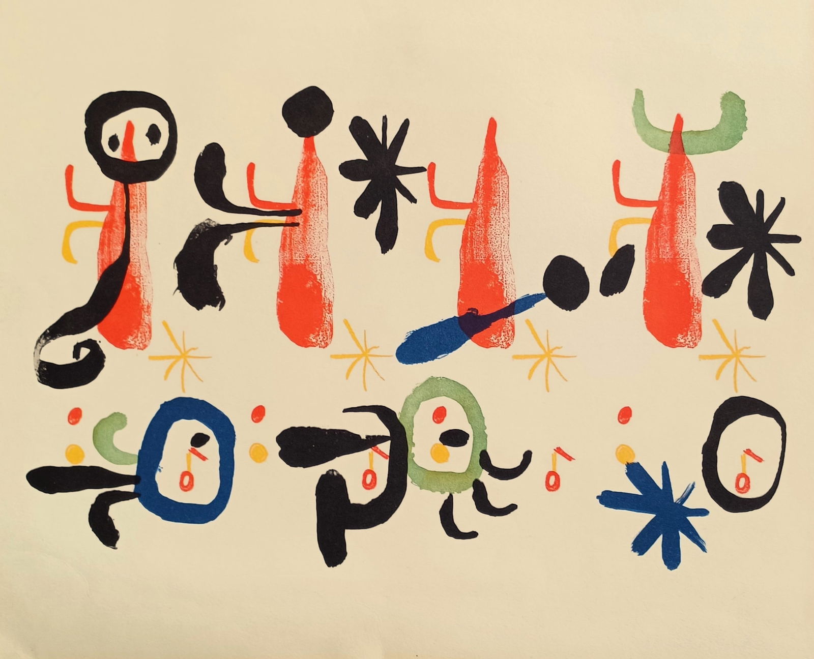 Joan Miro, lithograph, with certificate (1 of 2)