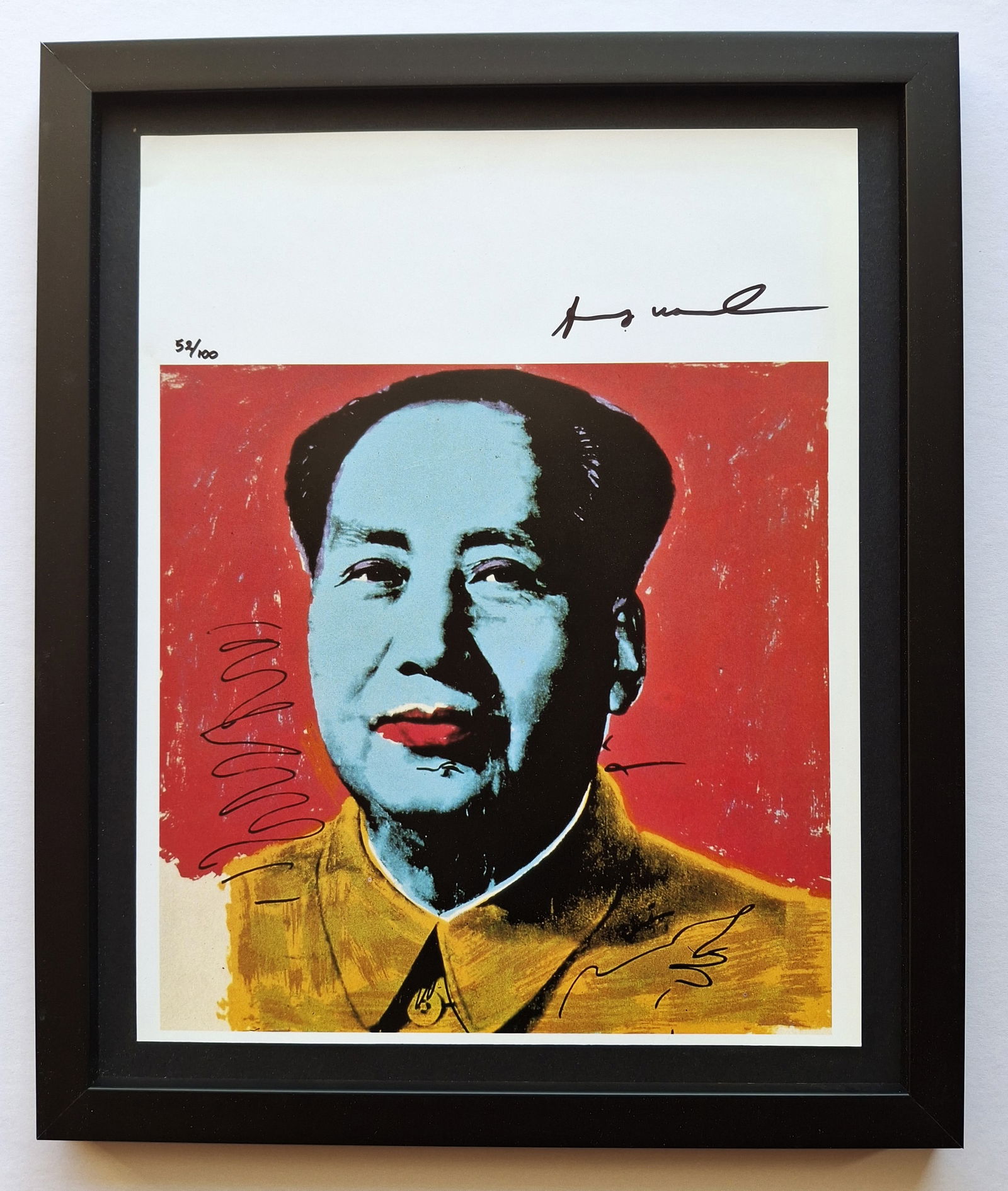 Andy Warhol Hand signed Lithograph with COA  Appraisal  $3,500 (1 of 3)