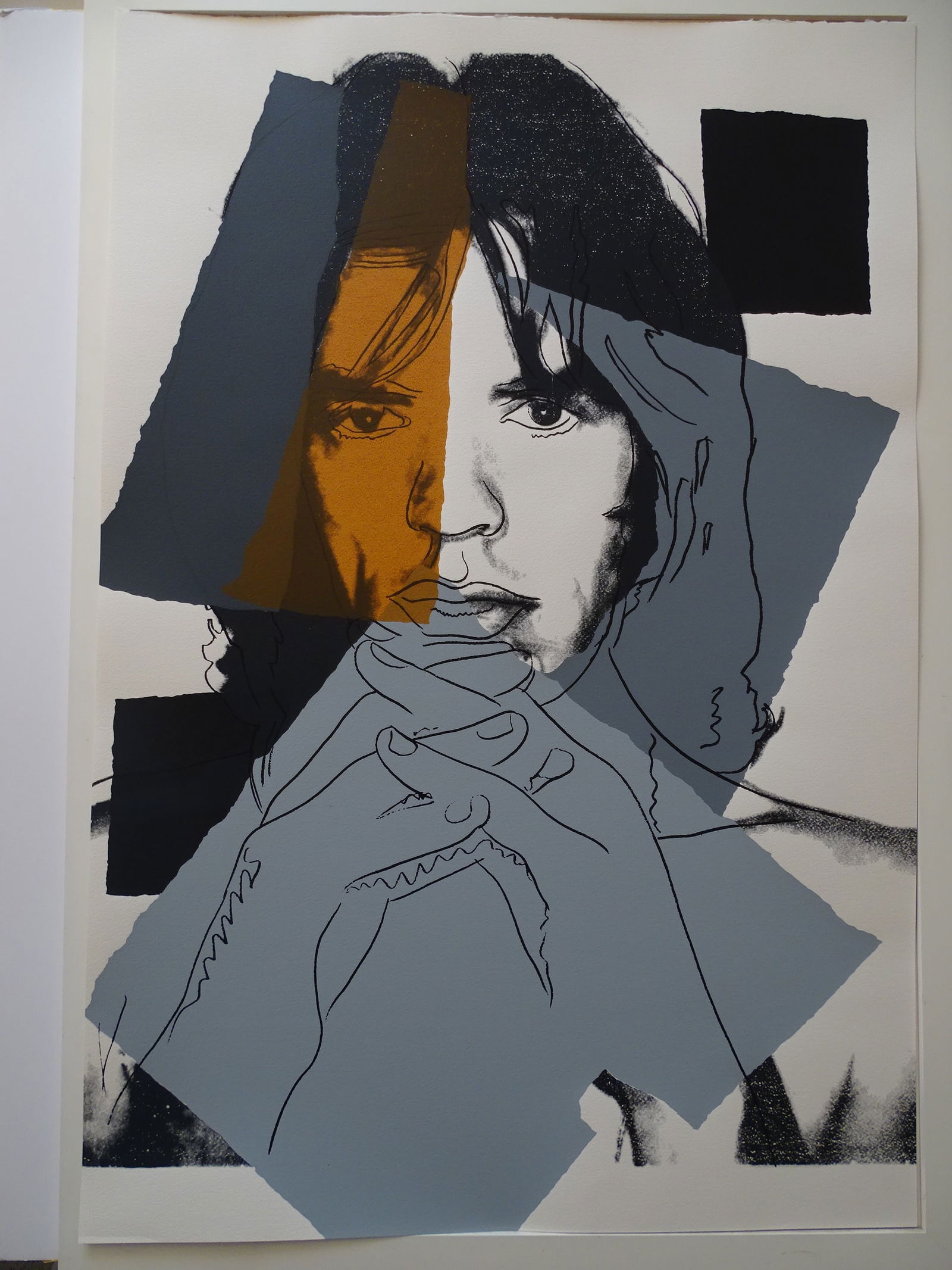 Andy Warhol, Mick Jagger, serigraphy: Andy Warhol, Mick Jagger, serigraphy, unsigned
