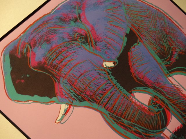 ANDY WARHOL SERIGRAPHY 1987 -ART BASEL (1 of 3)