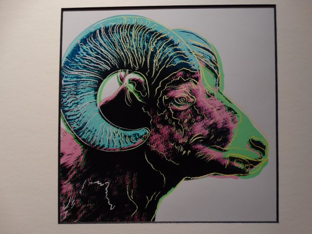 ANDY WARHOL SERIGRAPHY 1987 -ART BASEL (1 of 3)