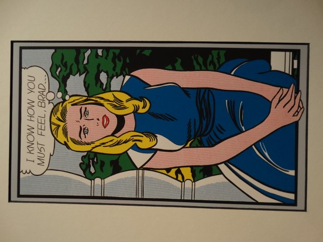ROY LICHTENSTEIN SERIGRAPHY 1987 -ART BASEL (1 of 2)
