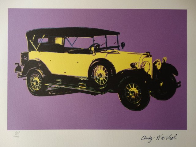 ANDY WARHOL, HAND NUMBERED,LIMITED PLATE SIGNED (1 of 3)