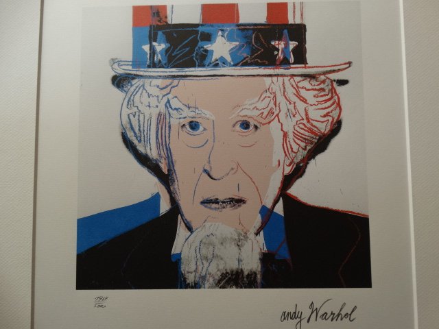 ANDY WARHOL, HAND NUMBERED,LIMITED PLATE SIGNED (1 of 3)