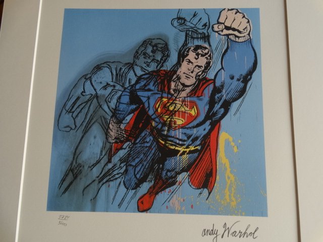 ANDY WARHOL, HAND NUMBERED,LIMITED PLATE SIGNED (1 of 3)