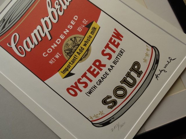ANDY WARHOL CAMPBELLS (1 of 3)