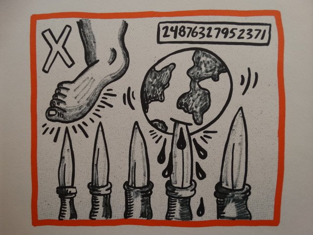 KEITH HARING LITHOGRAPH, LIMITED (1 of 3)