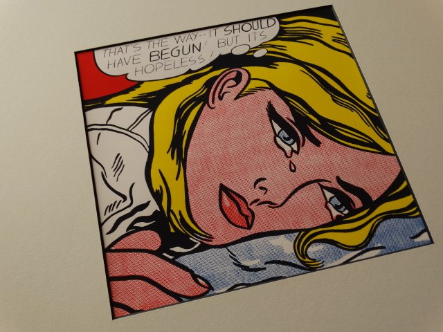 ROY LICHTENSTEIN SERIGRAPHY 1987 -ART BASEL (1 of 4)