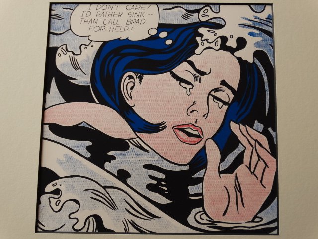 ROY LICHTENSTEIN SERIGRAPHY 1987 -ART BASEL (1 of 4)