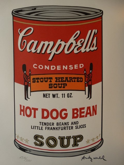 ANDY WARHOL, HAND NUMBERED,LIMITED PLATE SIGNED (1 of 4)