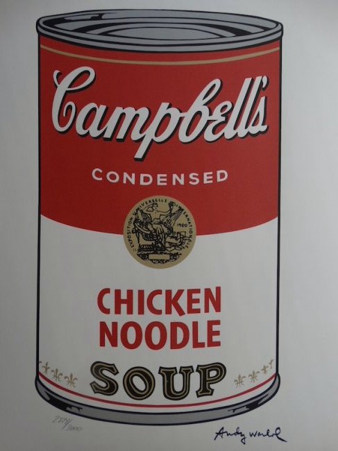 ANDY WARHOL-CAMPBELLS SOUP (1 of 5)