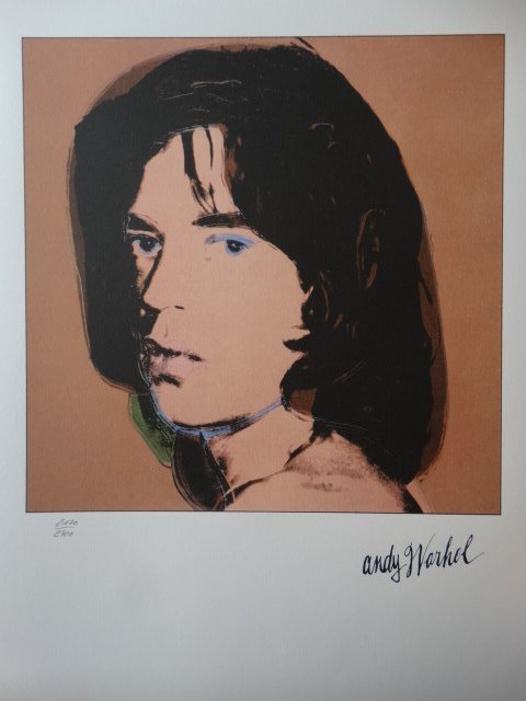 ANDY WARHOL-MICK JAGGER (1 of 5)