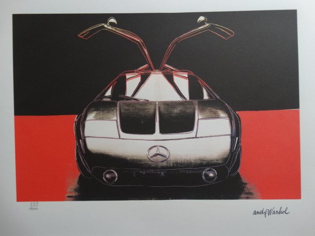 ANDY WARHOL - PLATE SIGNED, HAND NUMBERED (1 of 5)