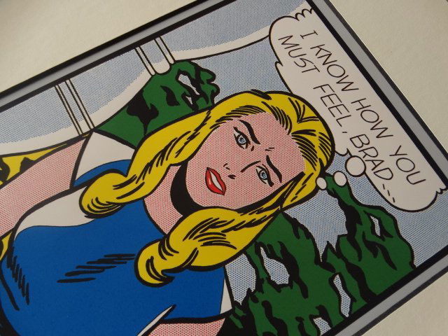 ROY LICHTENSTEIN 1987: ROY LICHTENSTEIN, full color print on glossy paper, limited edition (1000 ex.), 20x20 cm. Ref. Art 18 Basel 1987 -ART BASEL,40X40CM WITH THE MAT. Shipping and removal of goods: Novartia offers IN-HOUS