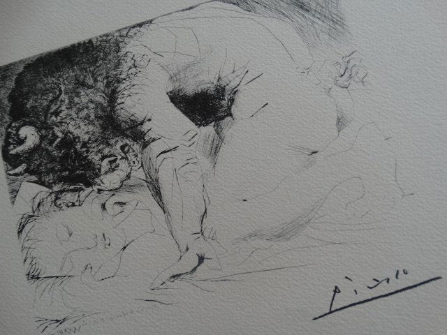 PABLO PICASSO, SPADEM,  SIGNED AND HAND NUMBERED (1 of 4)