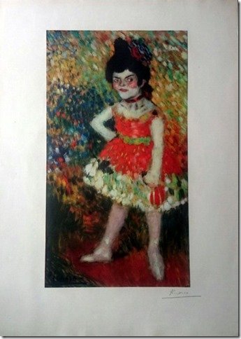 PABLO PICASSO- The Dwarf Dancer,1966 (1 of 4)