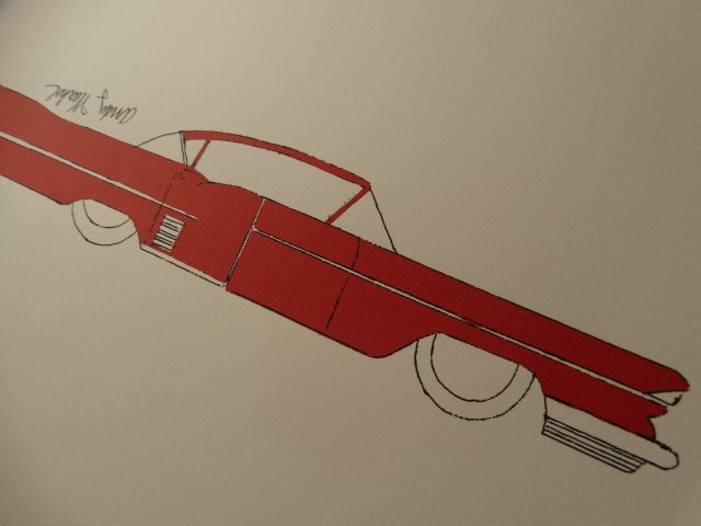 ANDY WARHOL, PLATE SIGNED AND HAND NUMBERED (1 of 3)