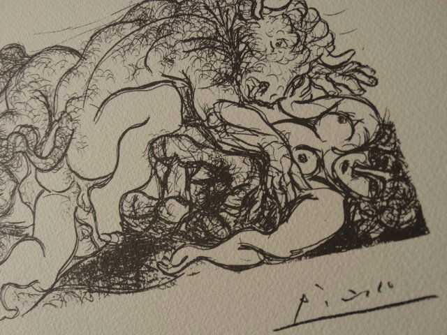 PABLO PICASSO, SPADEM, SIGNED AND HAND NUMBERED (1 of 7)