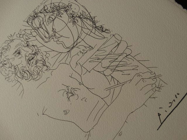 PABLO PICASSO, SPADEM, SIGNED AND HAND NUMBERED (1 of 5)
