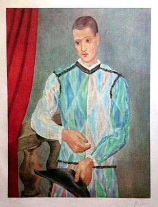 PABLO PICASSO, ARLEQUIN (1 of 4)