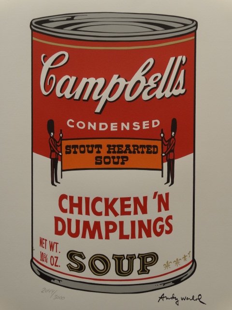 ANDY WARHOL, CAMPBELLS (1 of 4)
