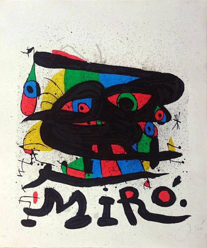 JOAN MIRÓ, 1971 (1 of 3)